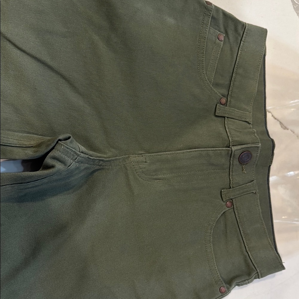 Olive Green Pants for big boys.  Lands End brand. New. Never worn. Size 12. New.